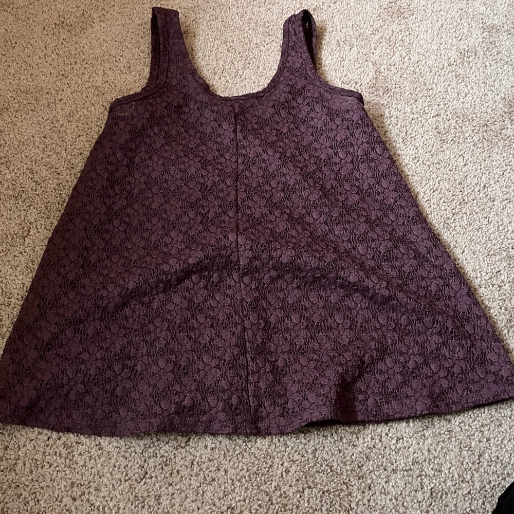 American Eagle Crochet Floral Pattern Tank